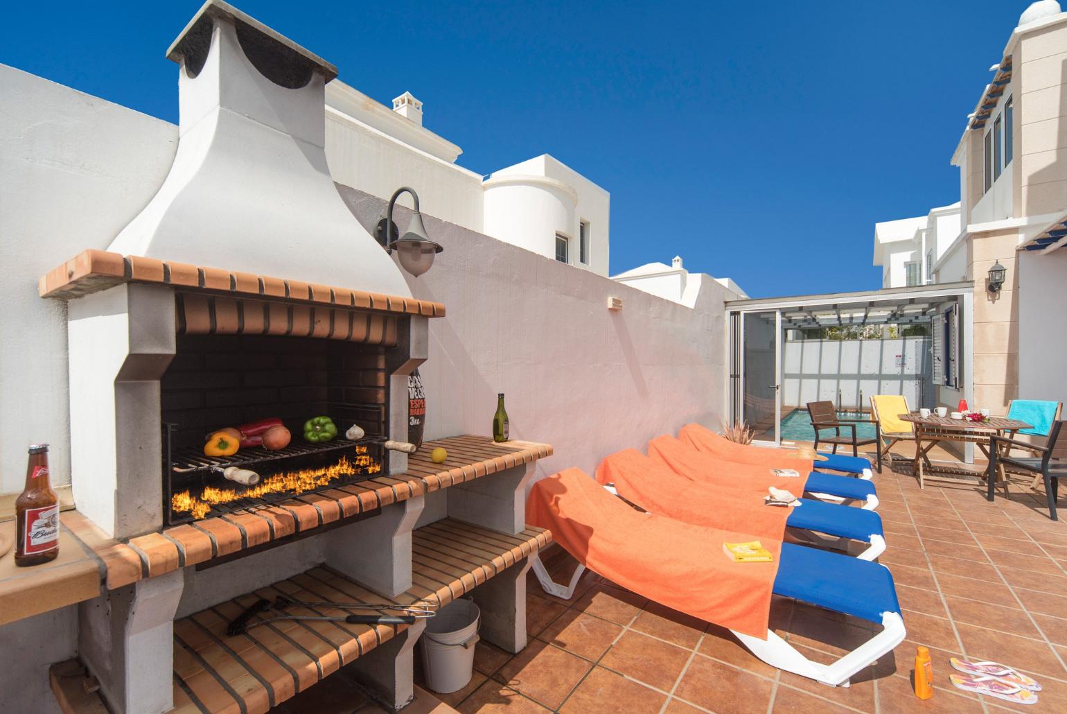 Terrace area with BBQ