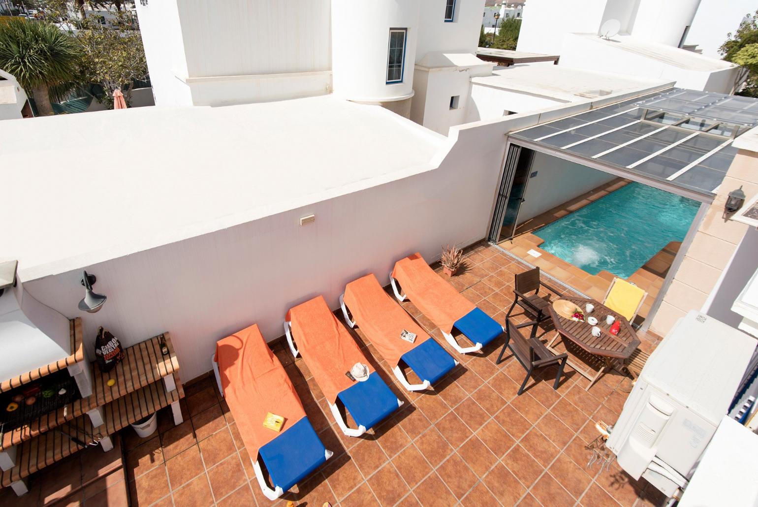 Terrace area with BBQ