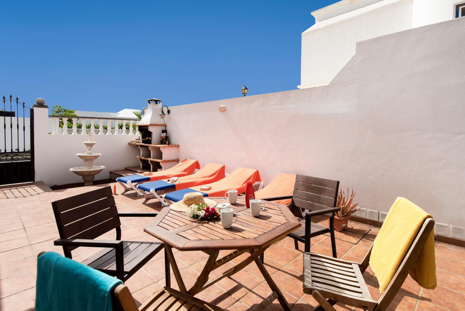 Terrace area with BBQ