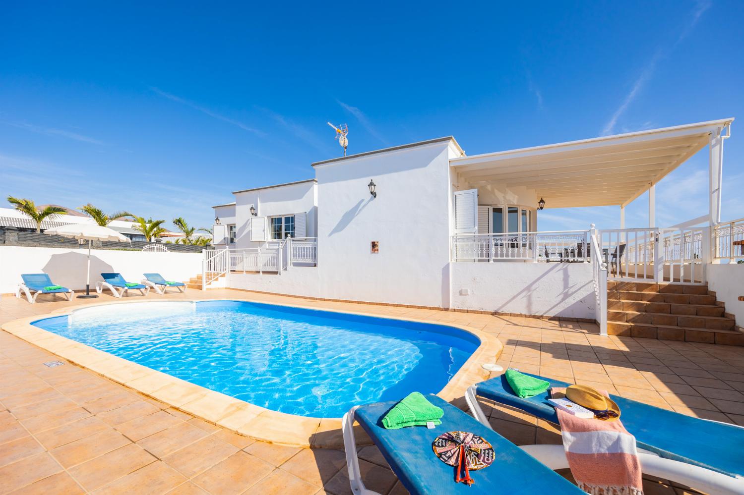 ,Beautiful villa with private pool and terrace
