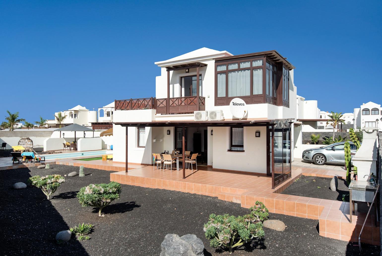 Private pool with terrace area