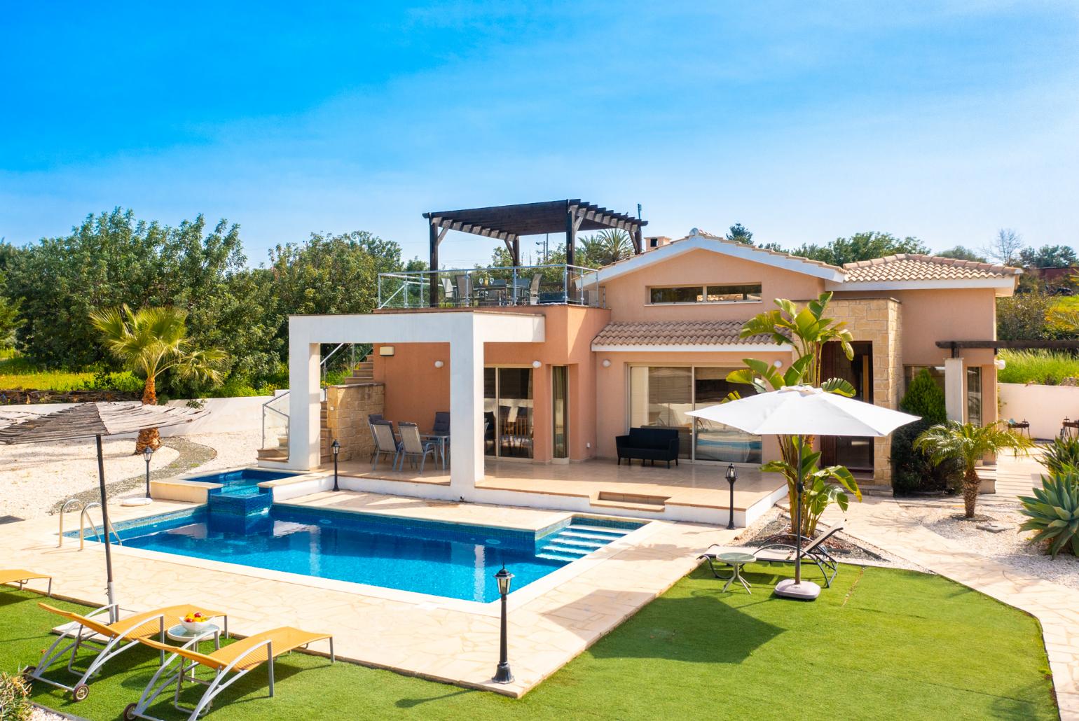 Beautiful villa with private pool, terrace, and garden