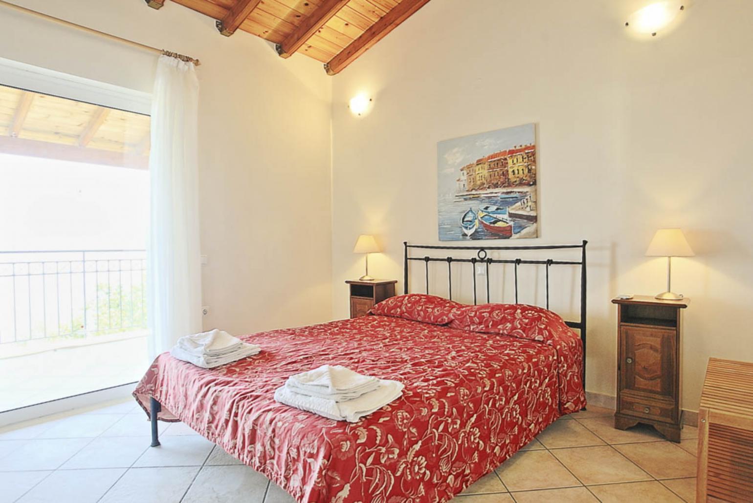 Double bedroom with AC