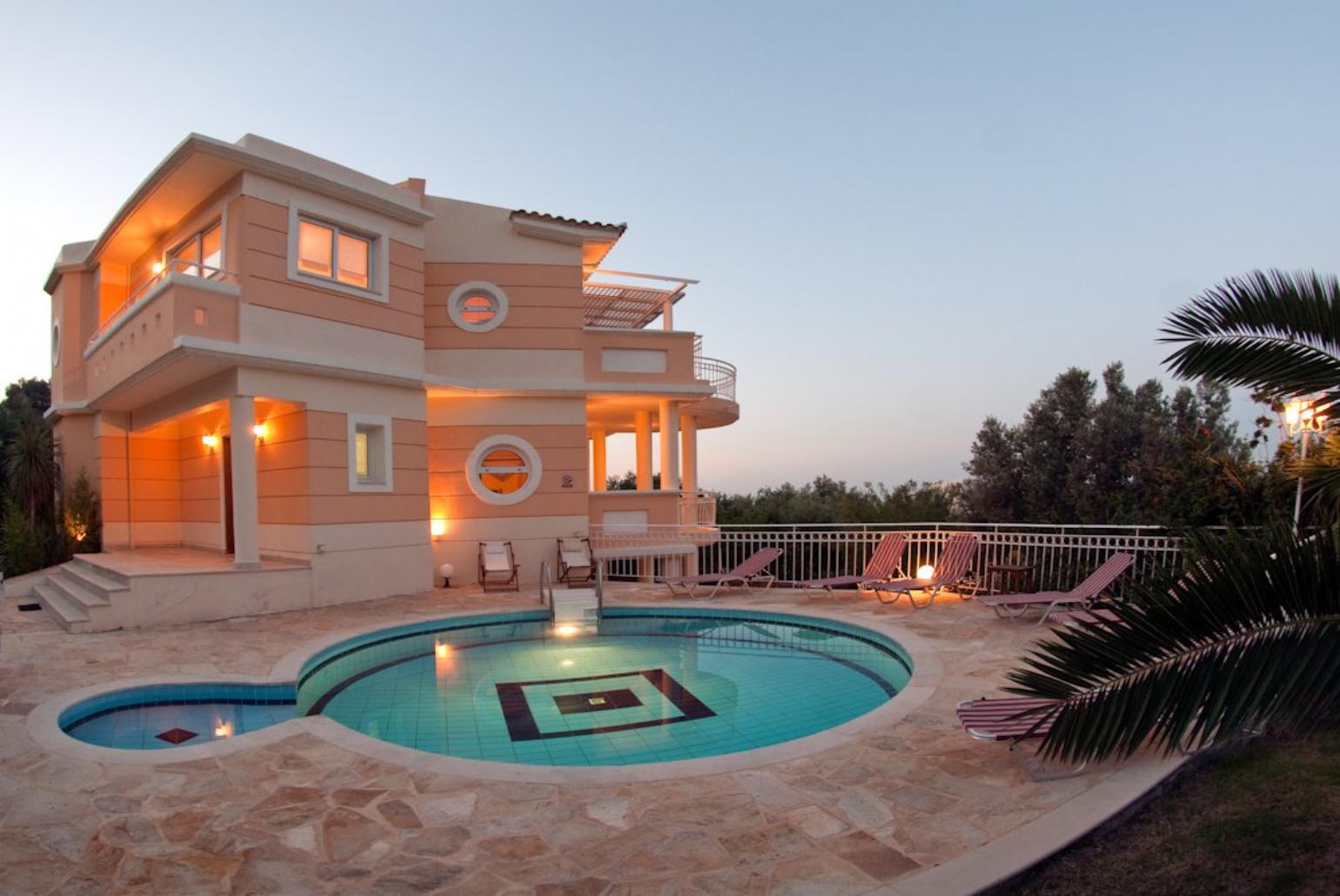 Private pool with terrace