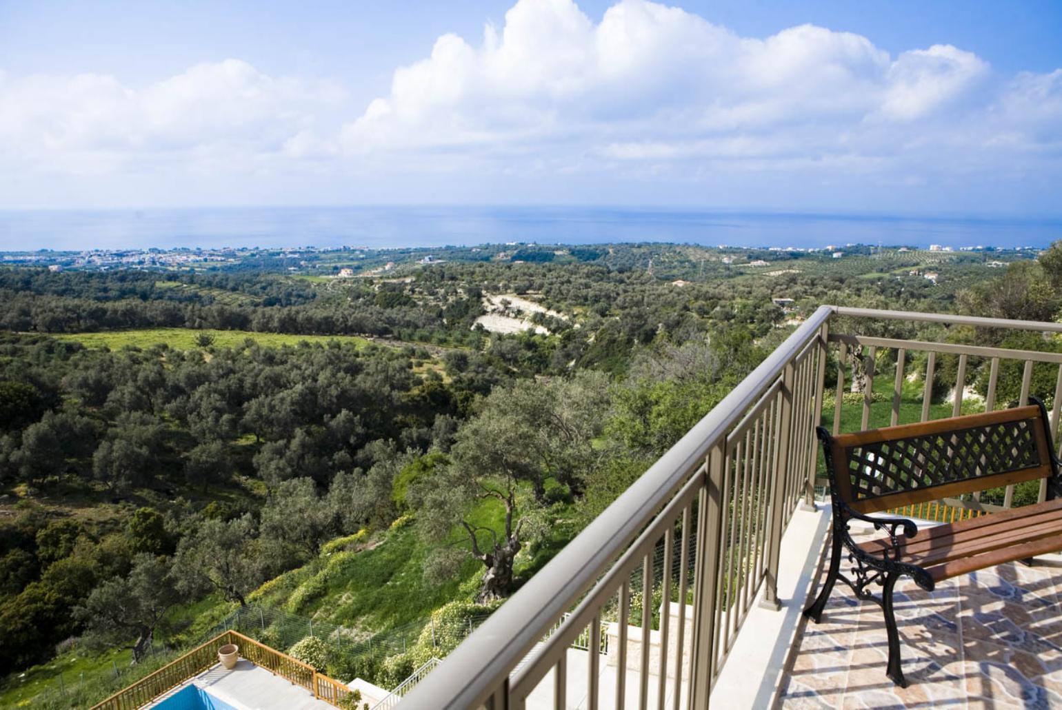 Balcony with views
