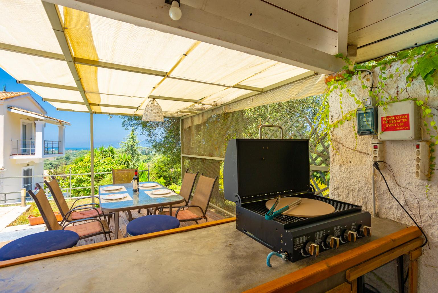 Sheltered terrace