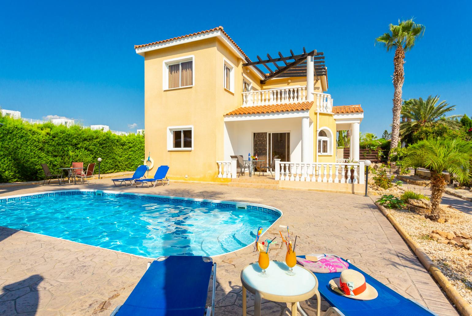 ,Beautiful villa with private pool and terrace