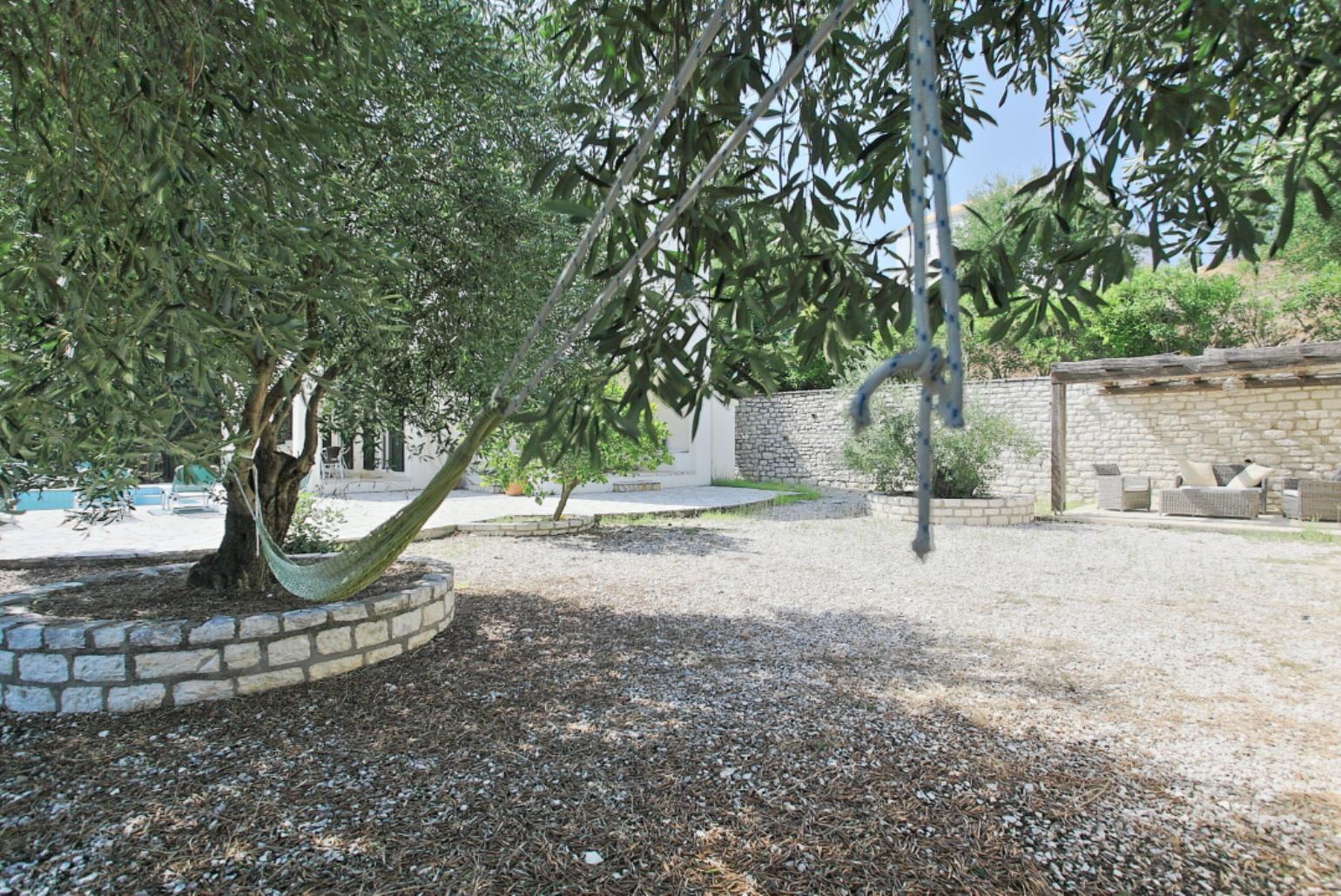 Terrace and garden area