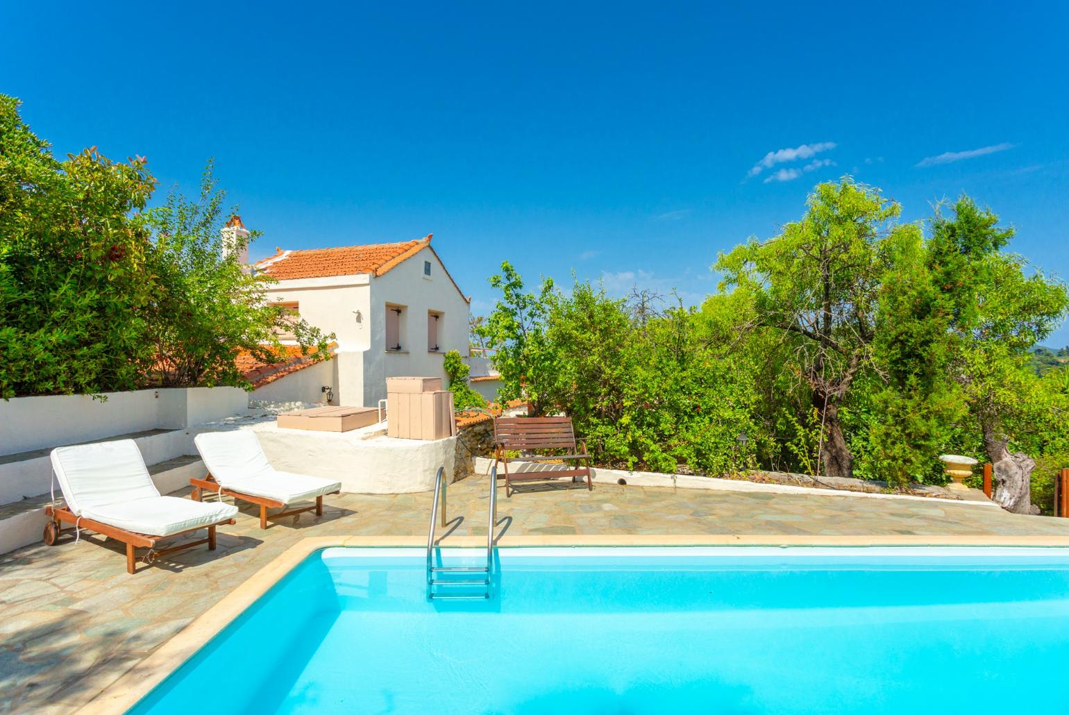 ,Beautiful villa with private pool and terrace