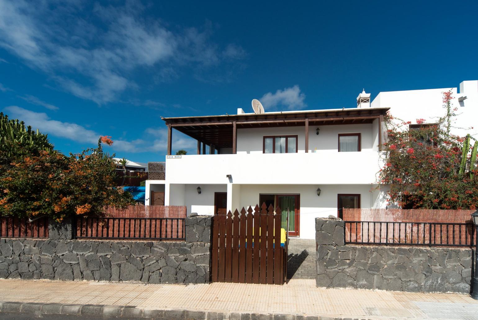 Villa entrance