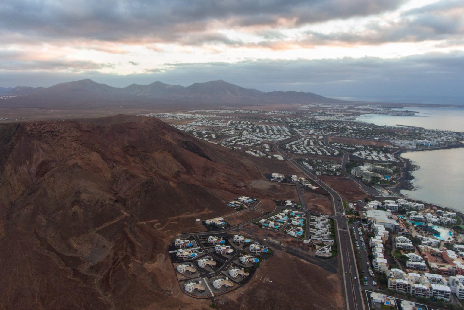 Aerial view above Casa Raul