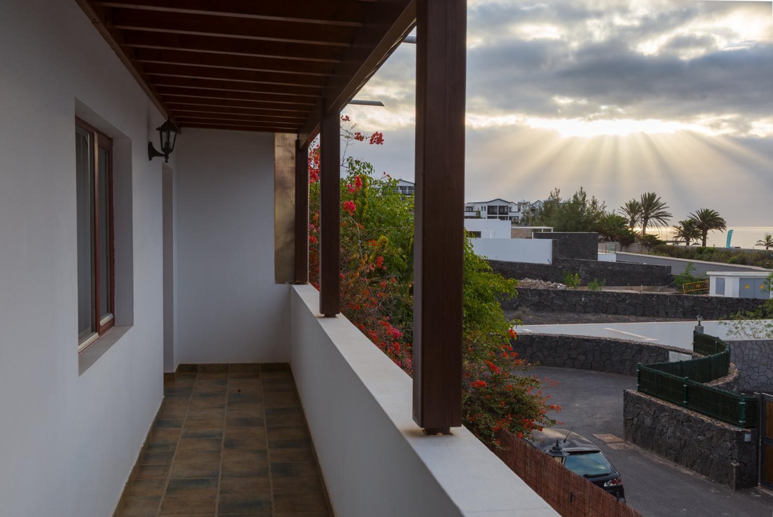Sunrise from the balcony
