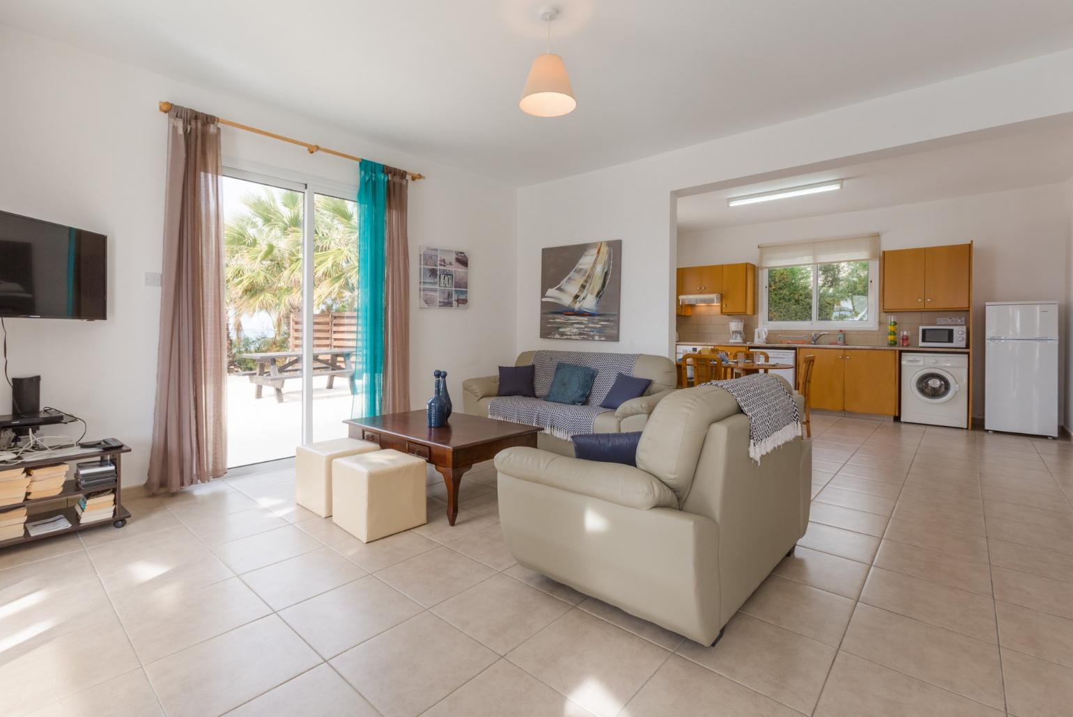 Living room with dining area 