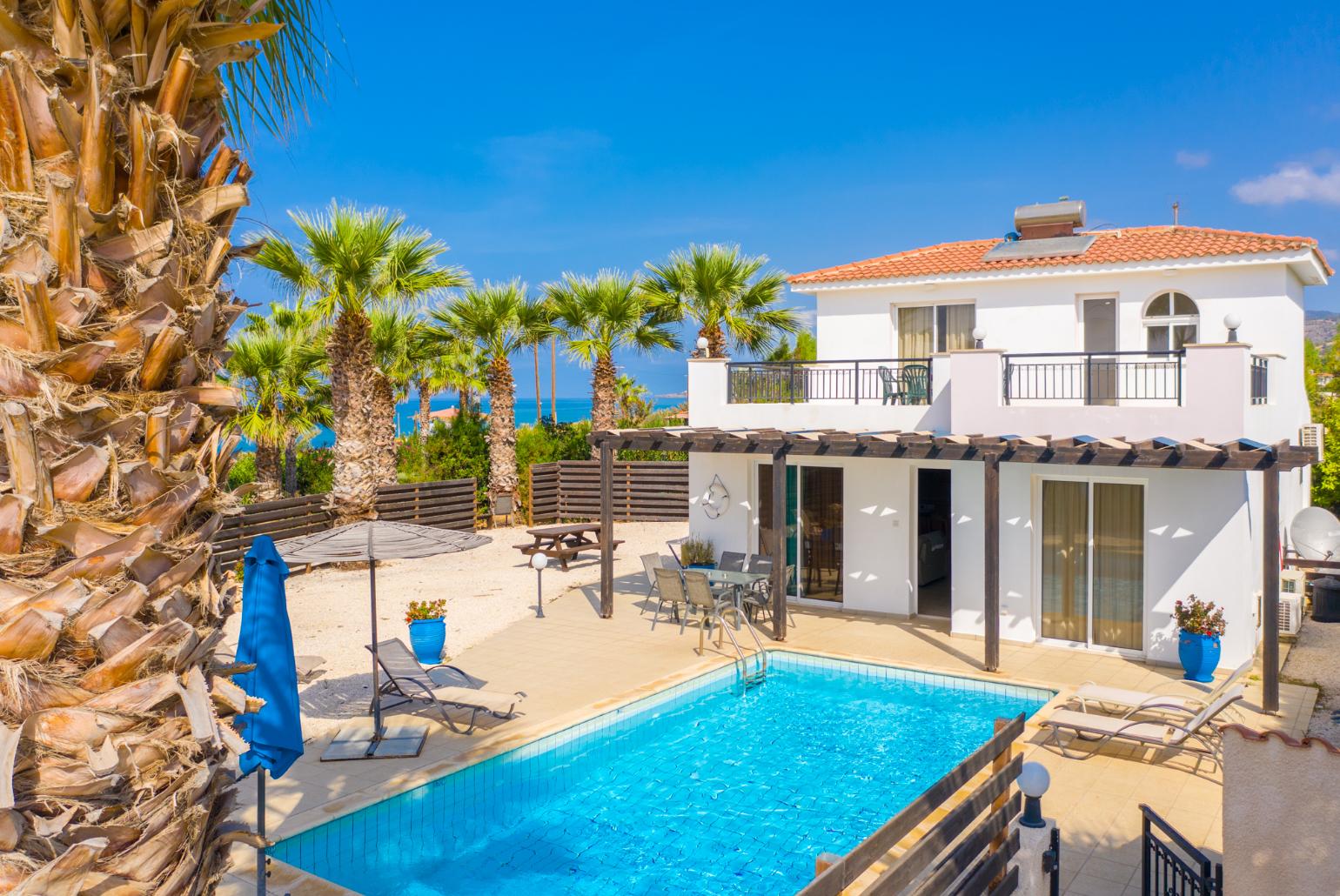 Beautiful villa with private pool and terrace with sea views