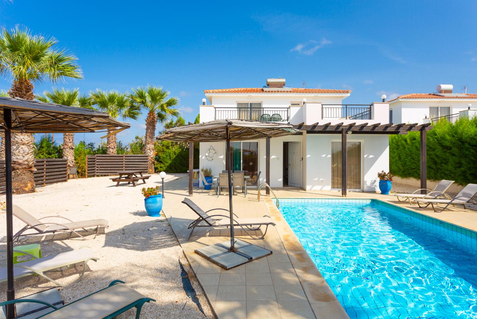 Beautiful villa with private pool and terrace with sea views