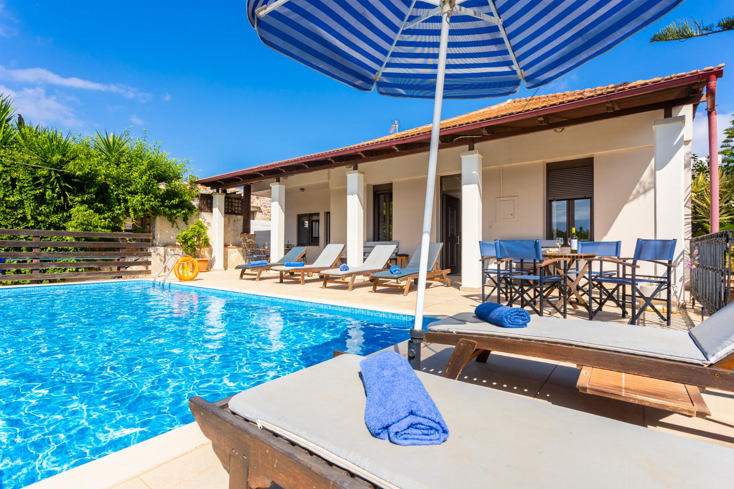 Beautiful villa with private pool, terrace, and garden