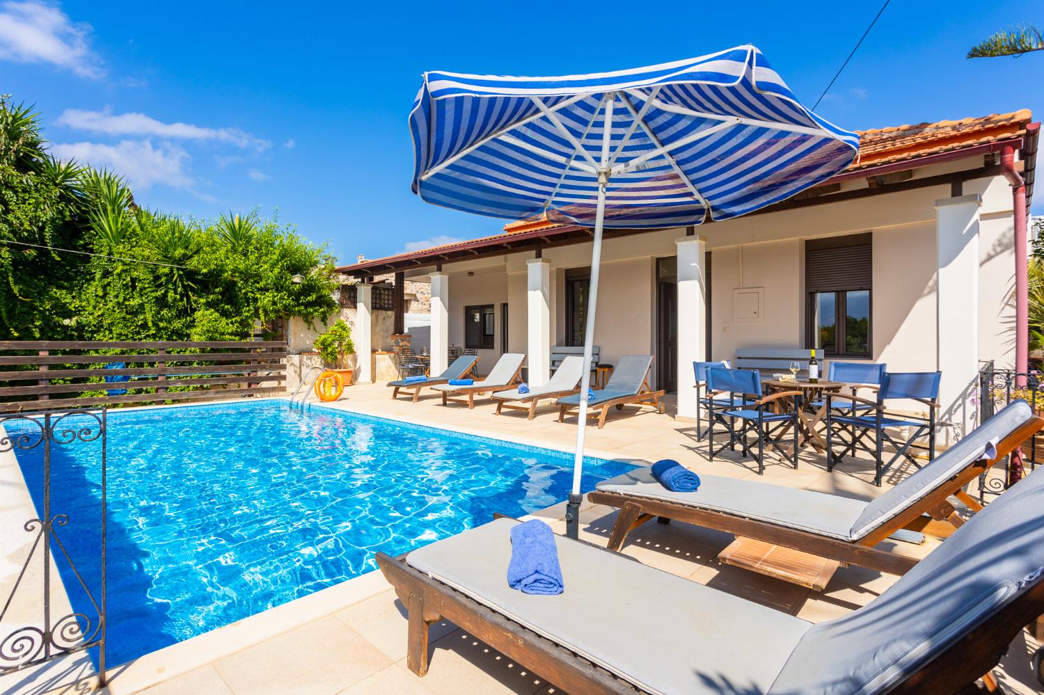 Beautiful villa with private pool, terrace, and garden