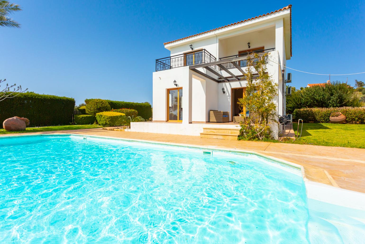 Beautiful villa with private pool, terrace, and garden with panoramic sea views