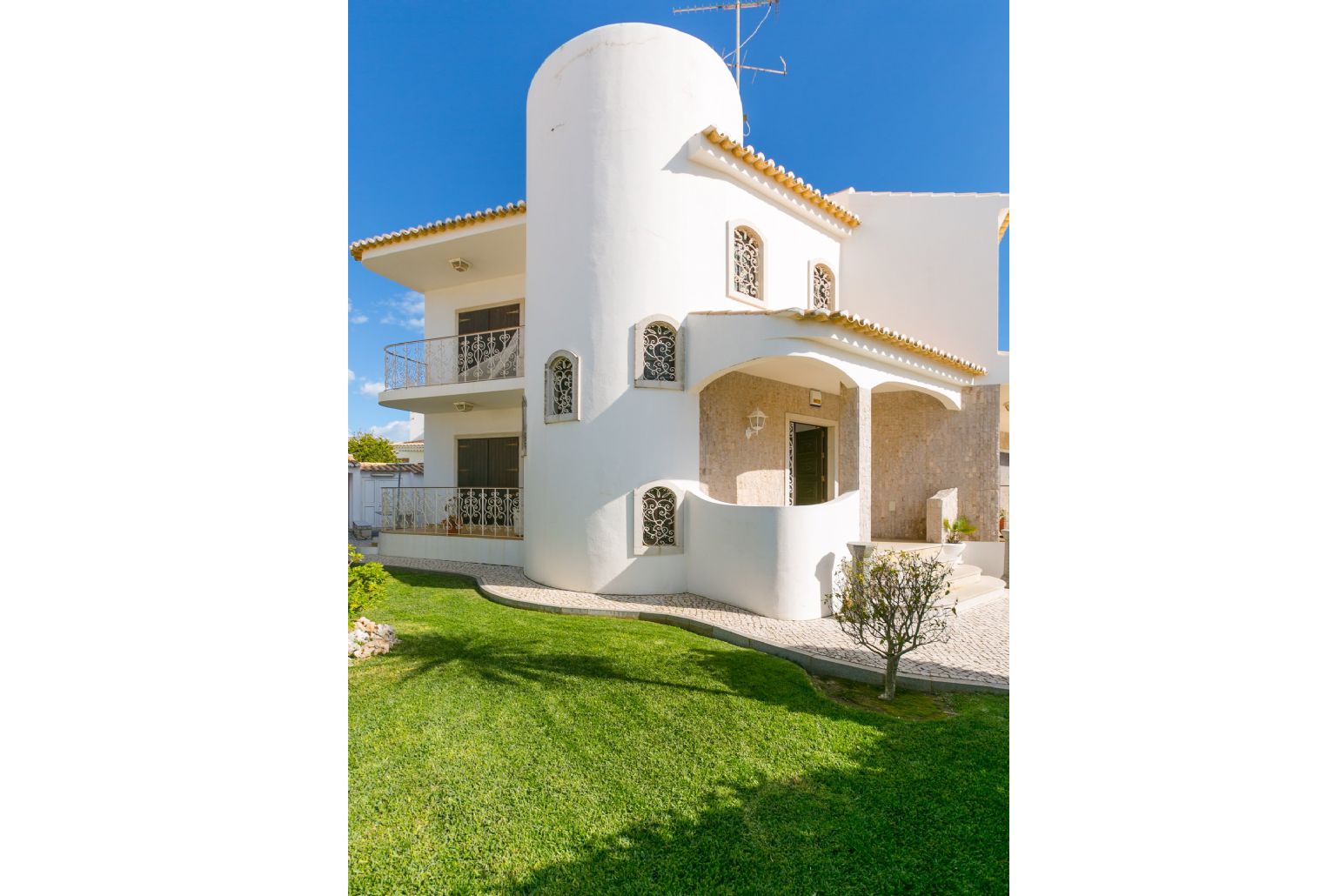 Entrance of the villa