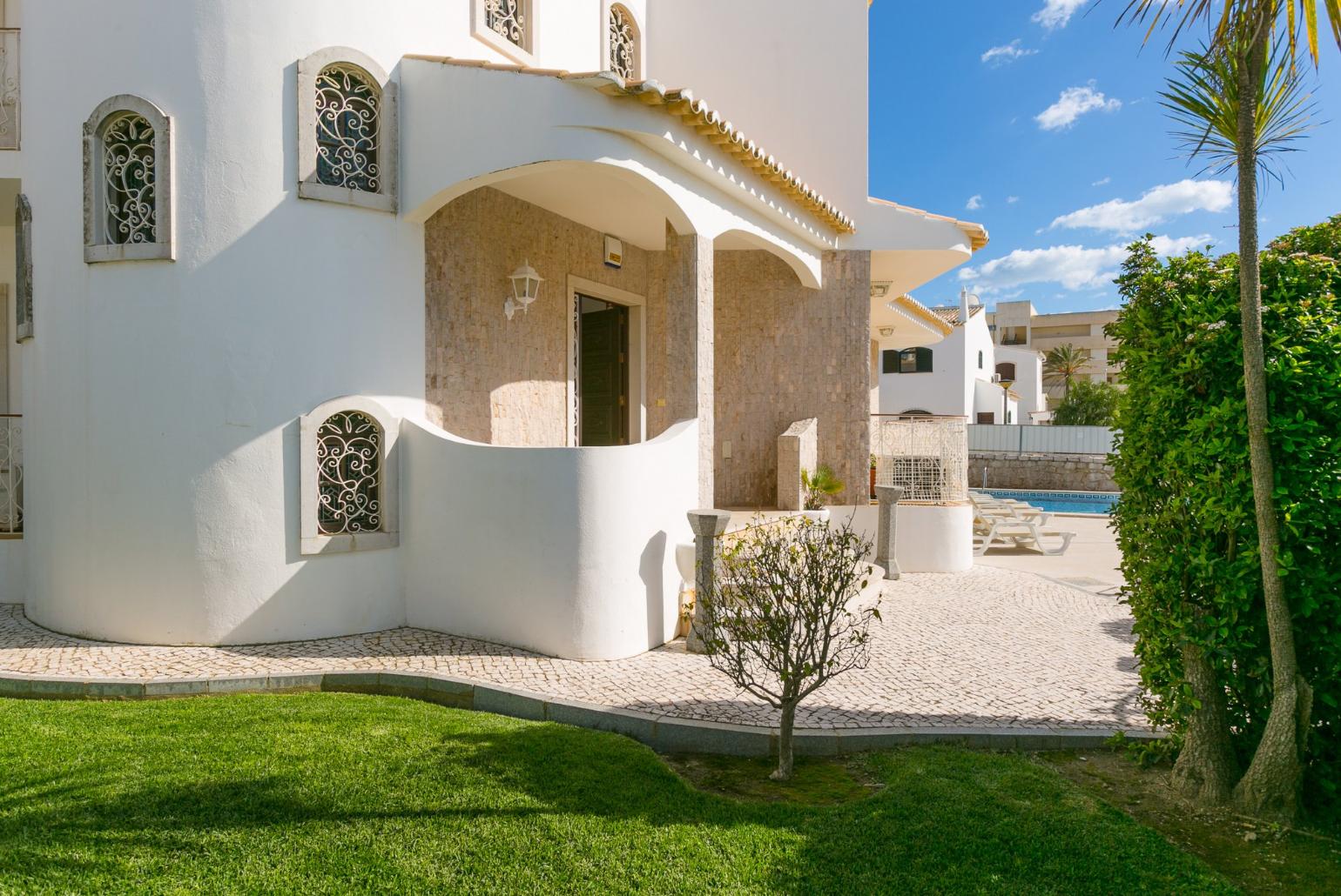 Entrance of the villa