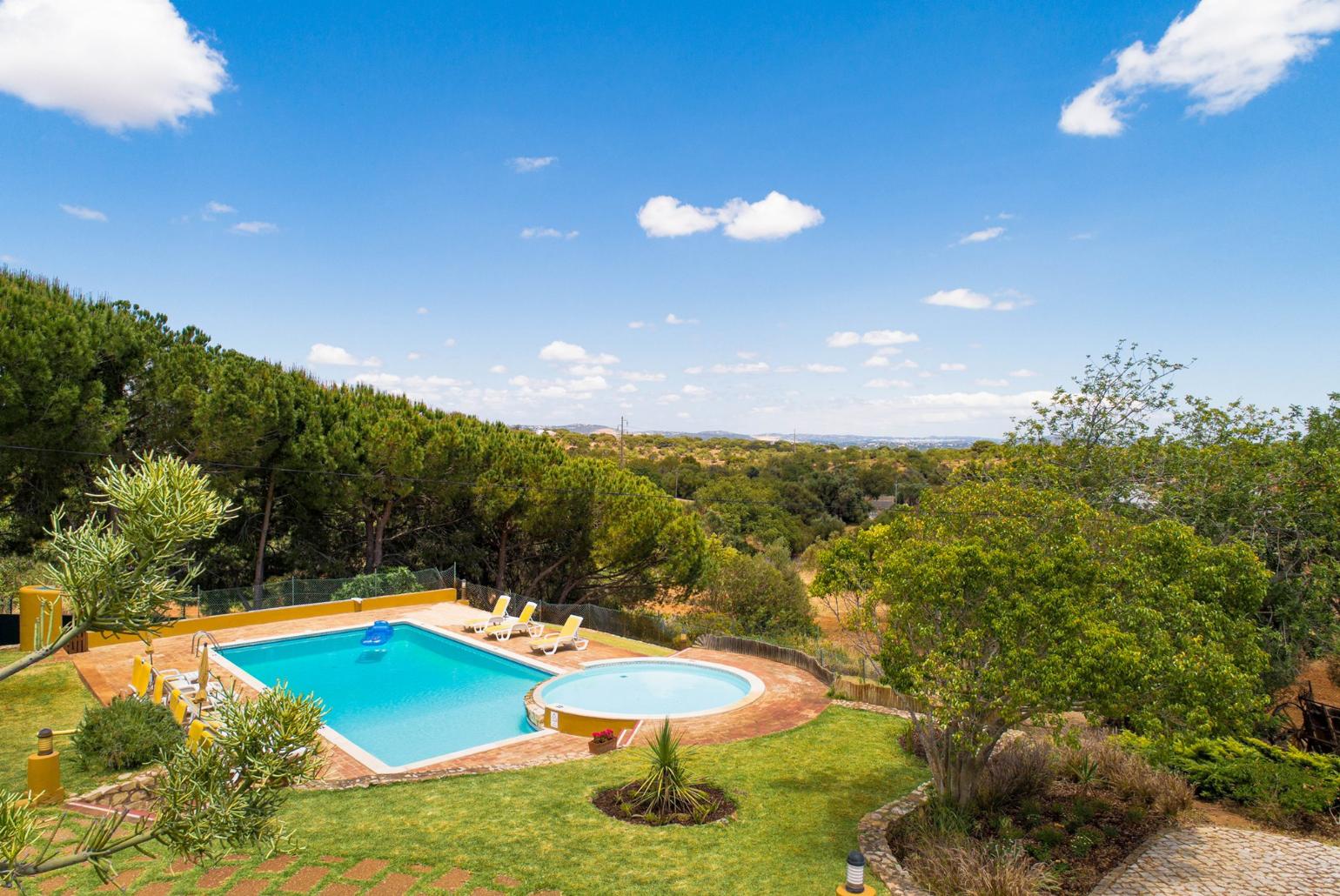 Private pool with terrace and garden