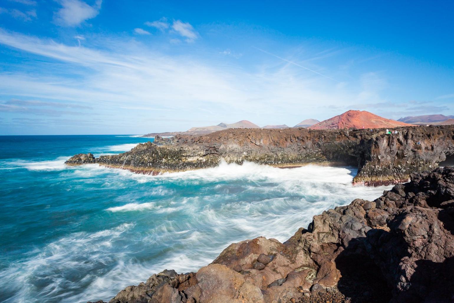 Dramatic coastline at Los Hervideros