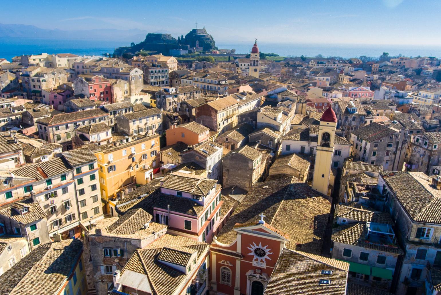 Stunning Venetian architecture in Corfu Old Town