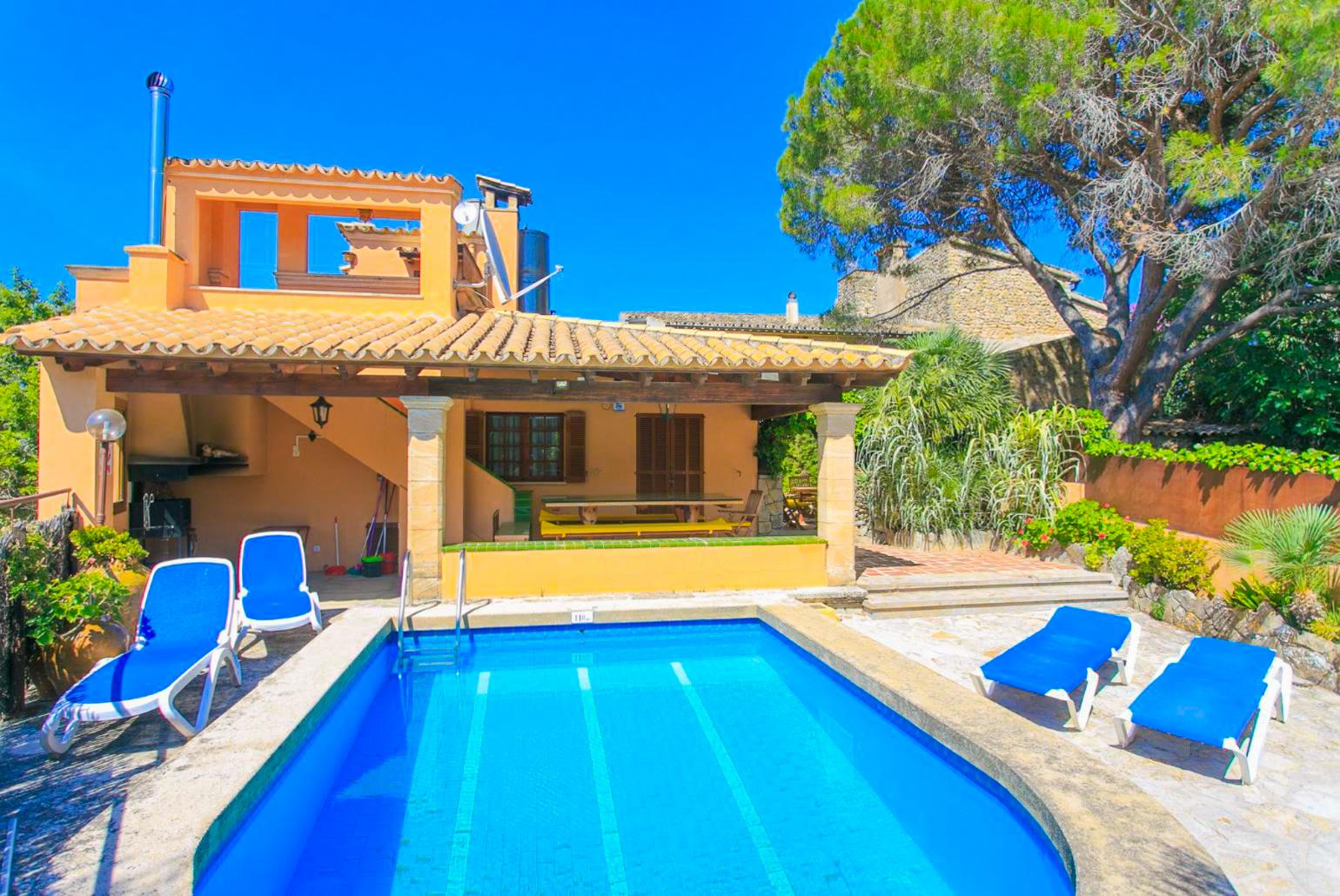 Beautiful villa with private pool and terrace with countryside views