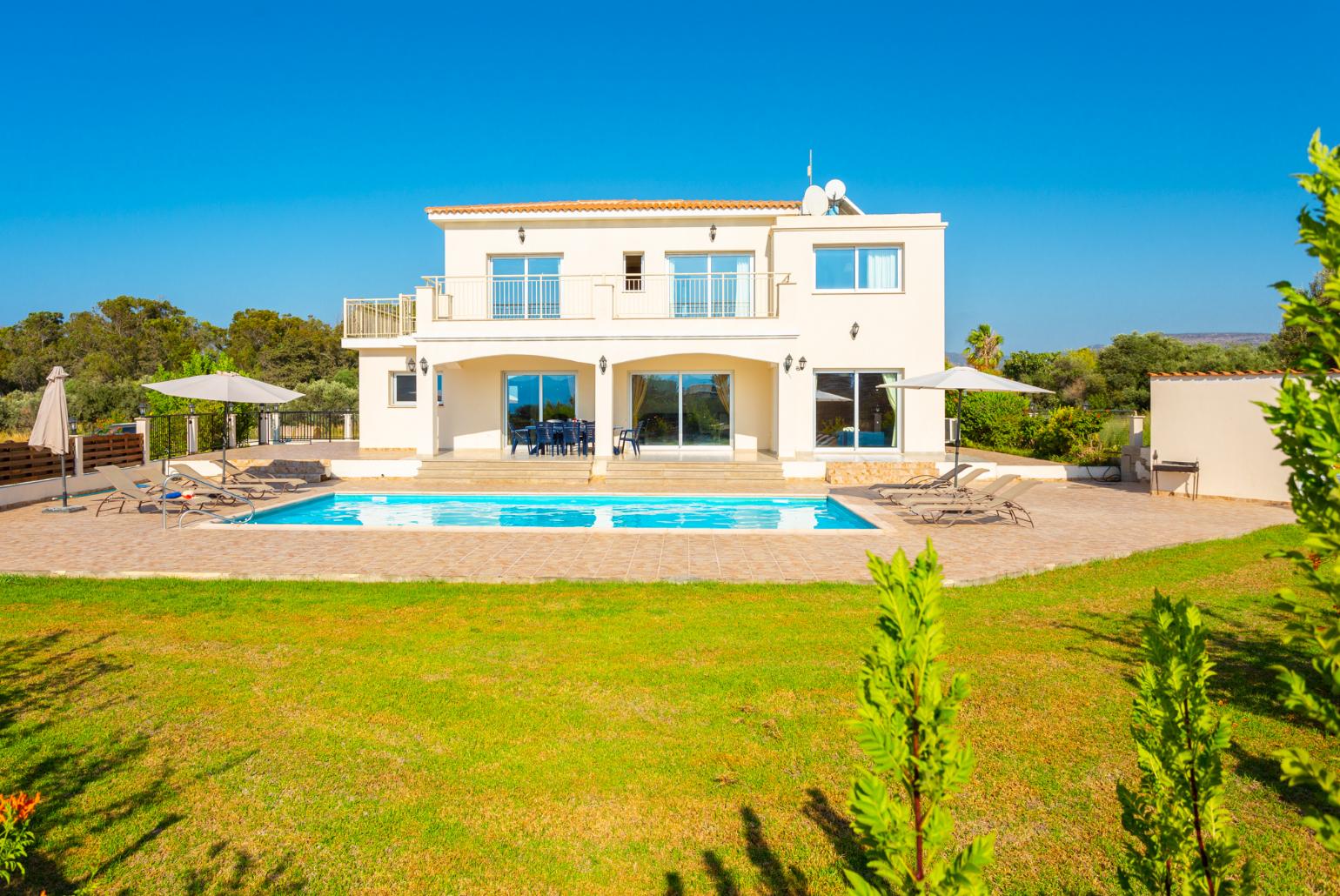 Beautiful villa with private pool, terrace, and garden