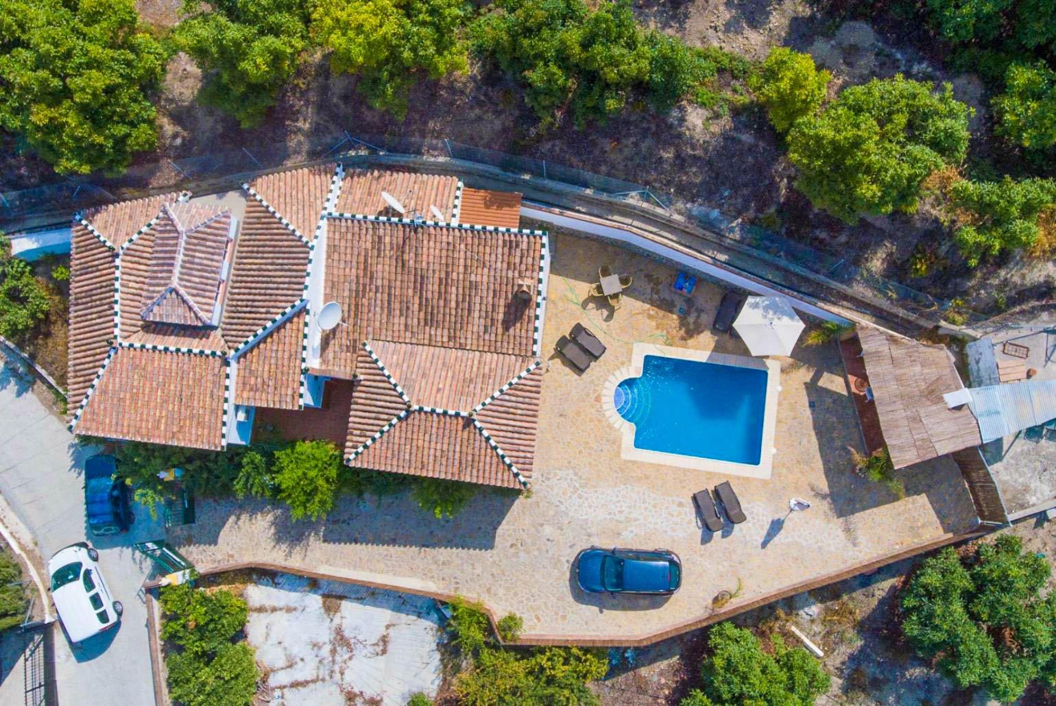 Aerial view of Villa Maravillas
