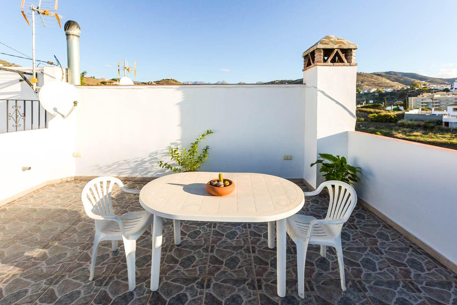 Outdoor dining area