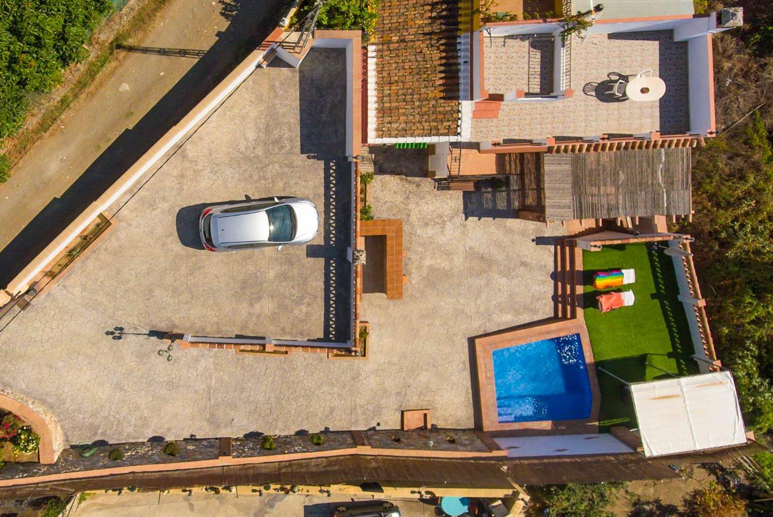 Aerial View of Villa Naiara