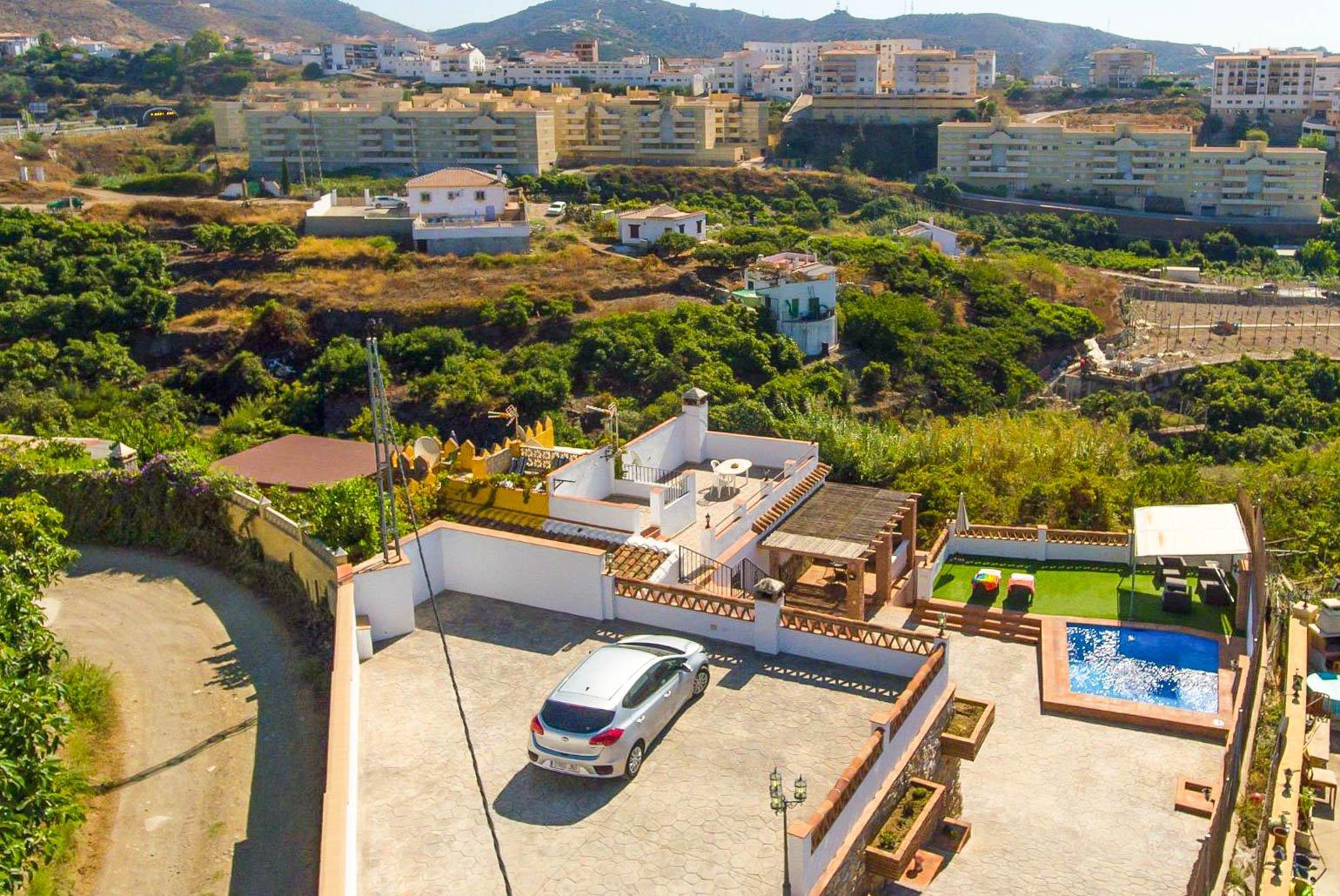 Aerial View of Villa Naiara
