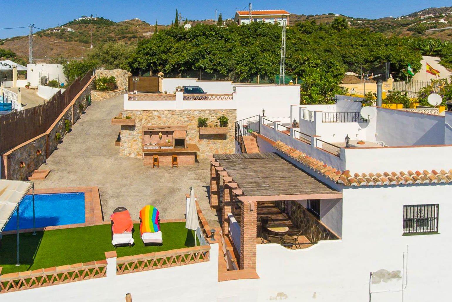Aerial View of Villa Naiara