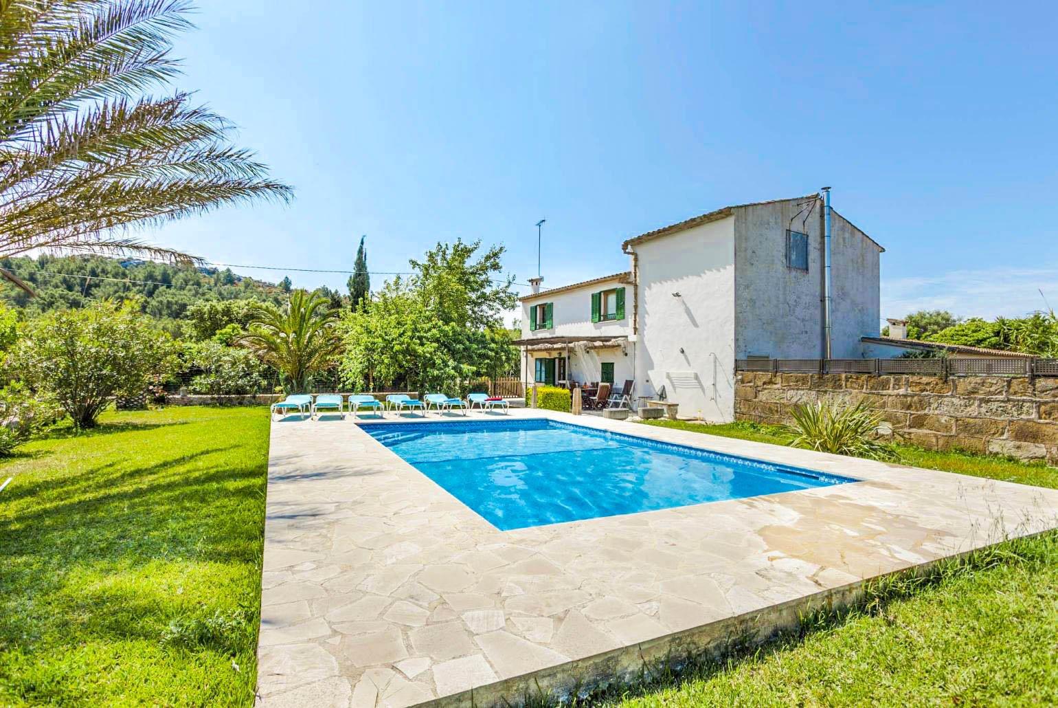 ,Beautiful villa with private pool, terrace and garden