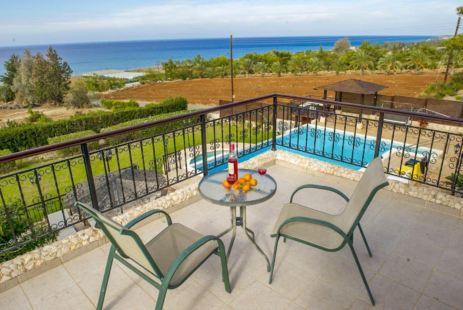 Balcony with outdoor dining 