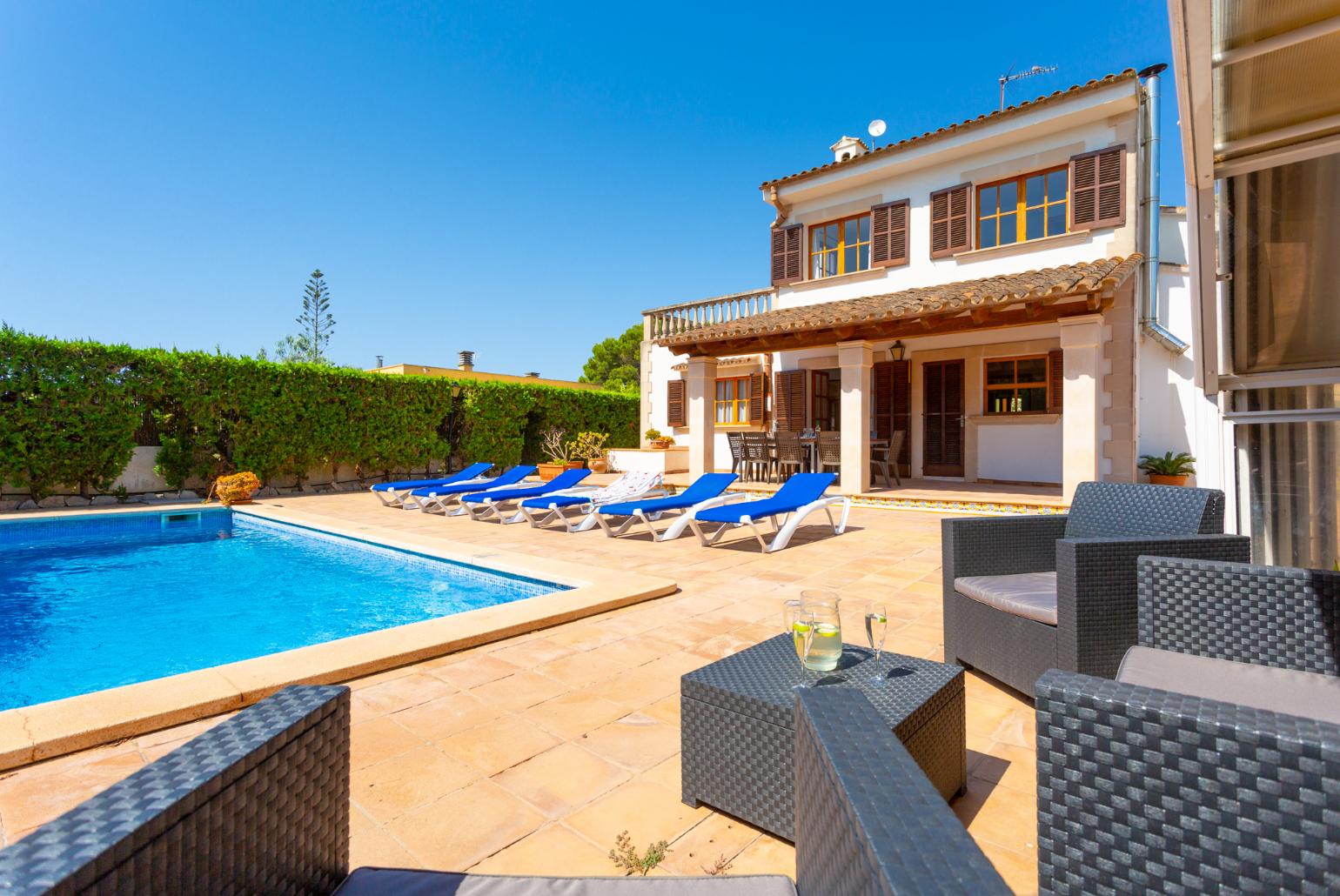 Beautiful villa with private pool and terrace