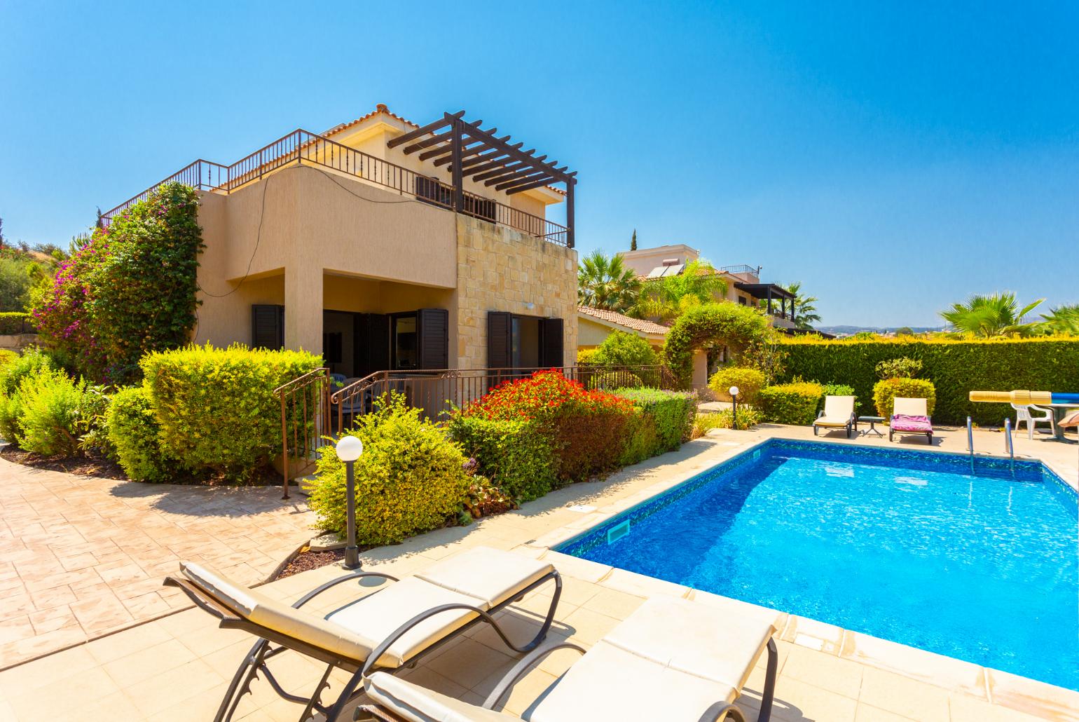 Beautiful villa with private pool, terrace, and garden