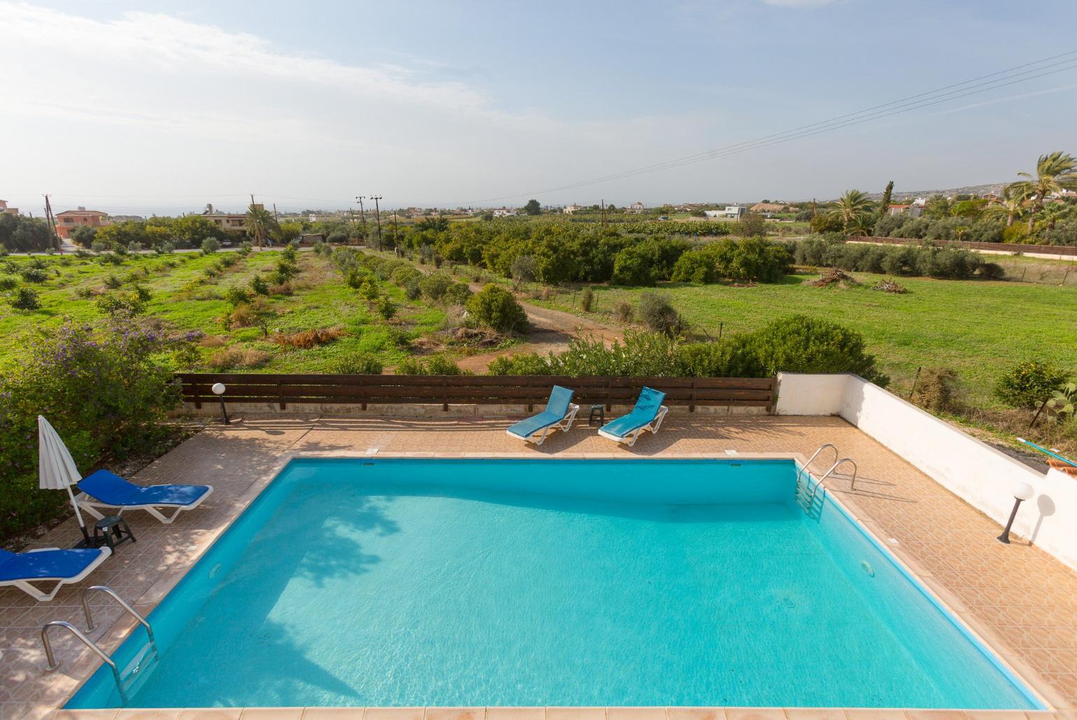 Private pool and terrace