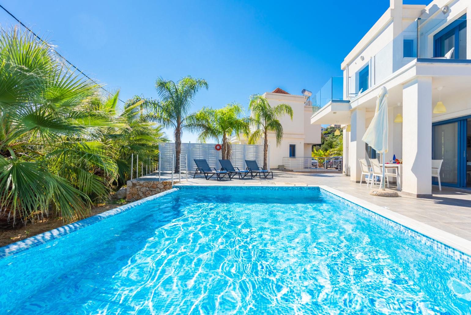 Private pool and terrace