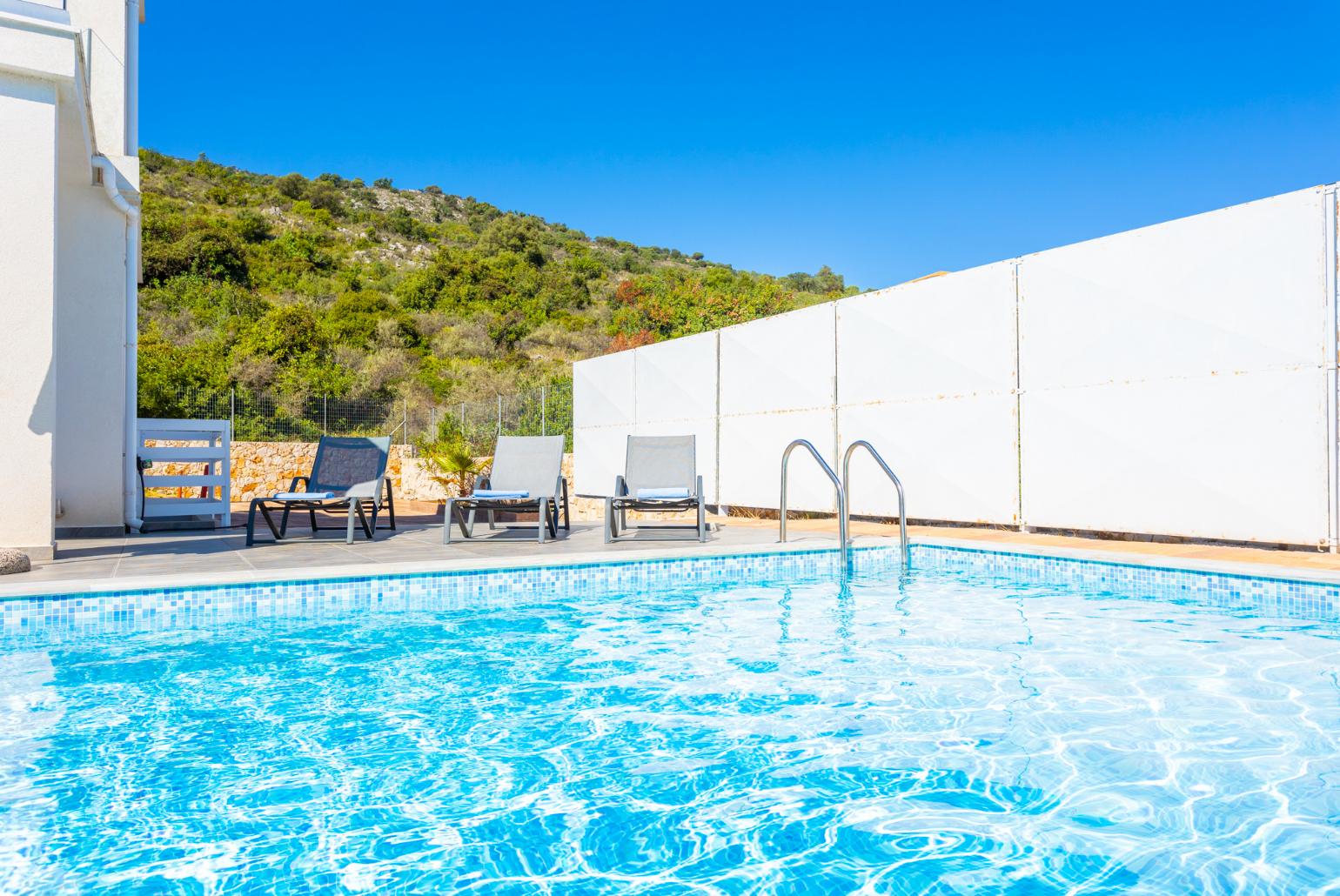 Private pool and terrace