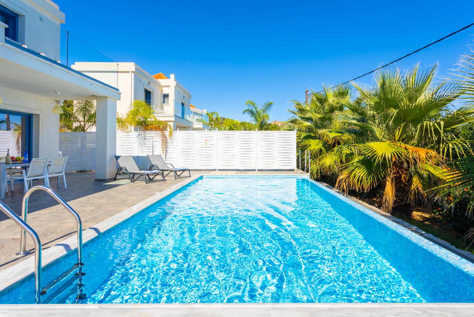 Private pool and terrace