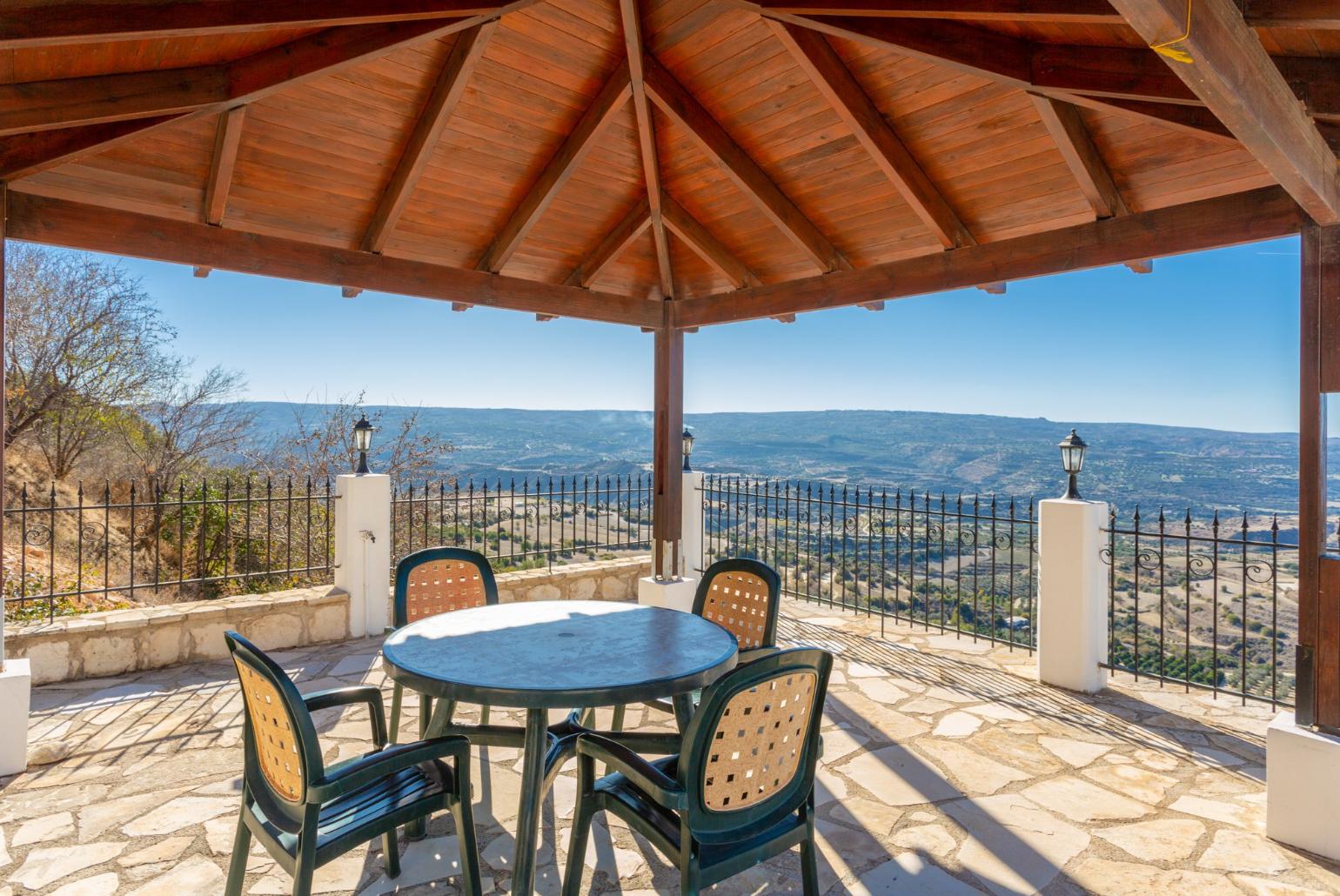 Terrace area with views