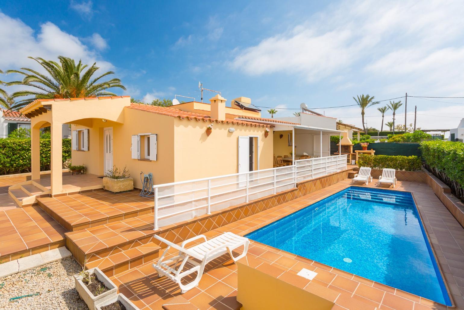 ,Beautiful villa with private pool and terrace area