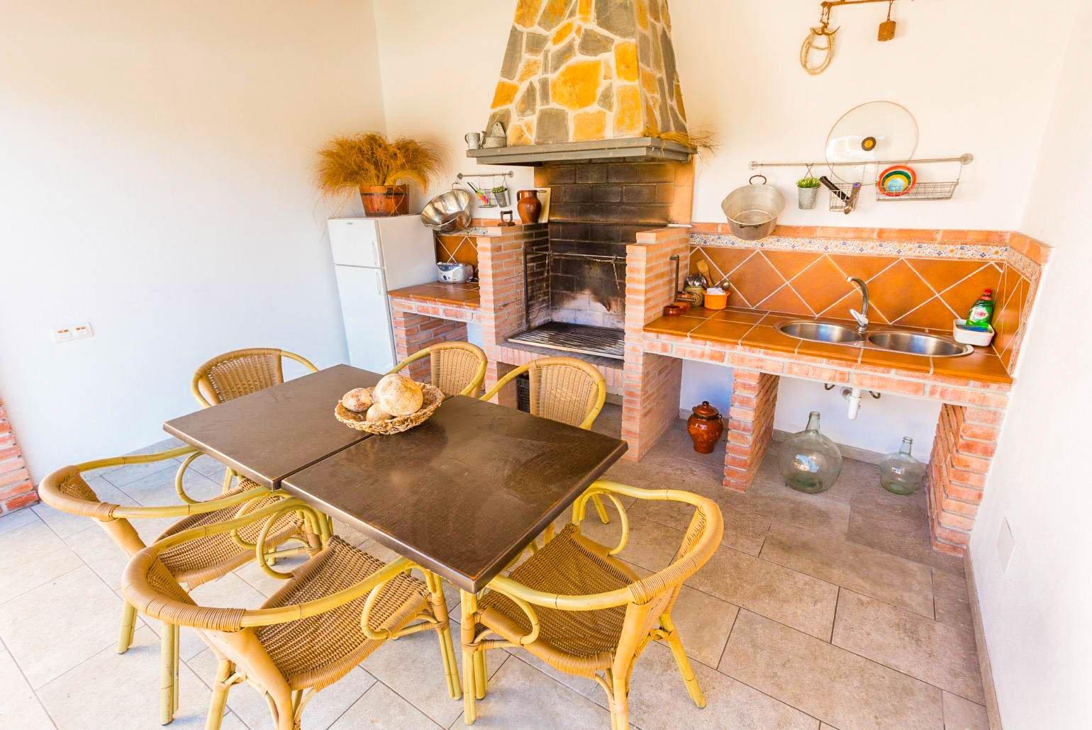 Dining and BBQ area