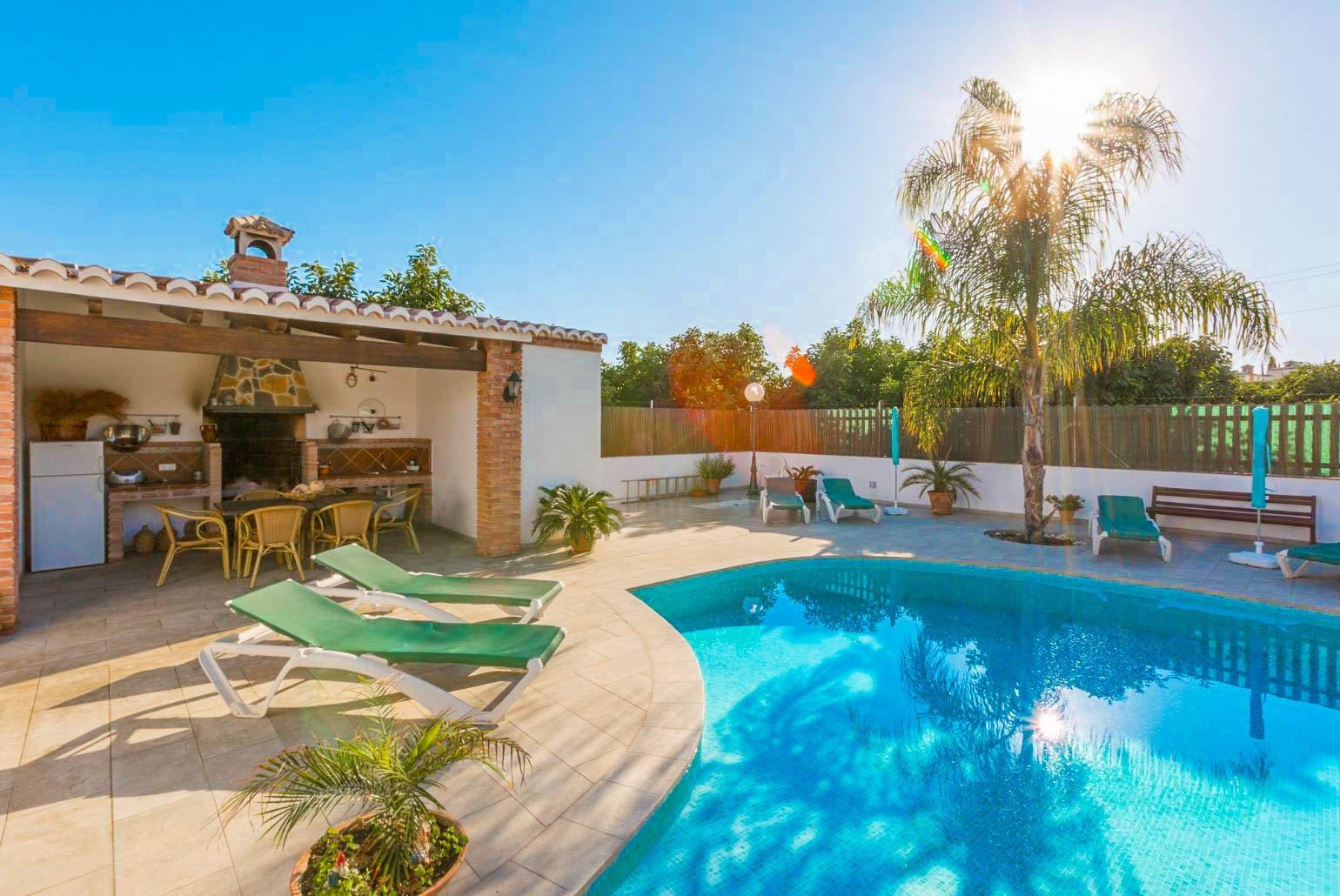 ,Beautiful villa with private pool,  terrace and BBQ area