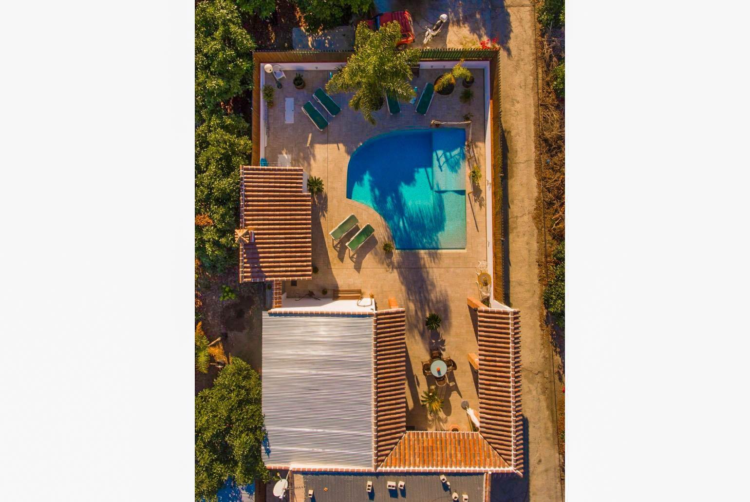 Aerial view of Villa La Rambla (Oasis)