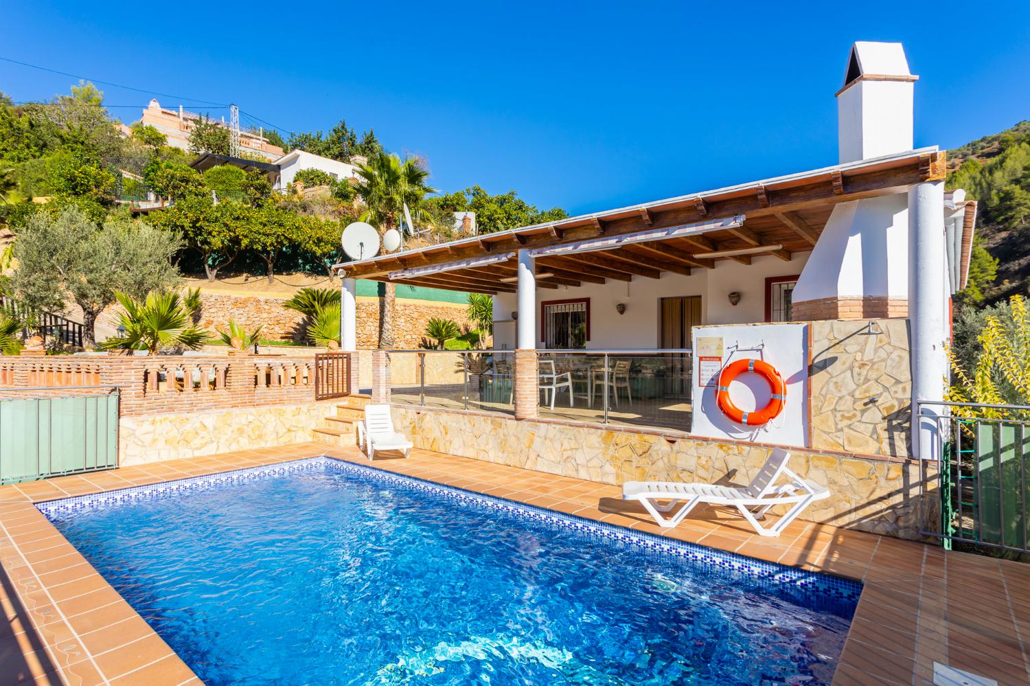 ,Beautiful villa with private pool and terrace with views