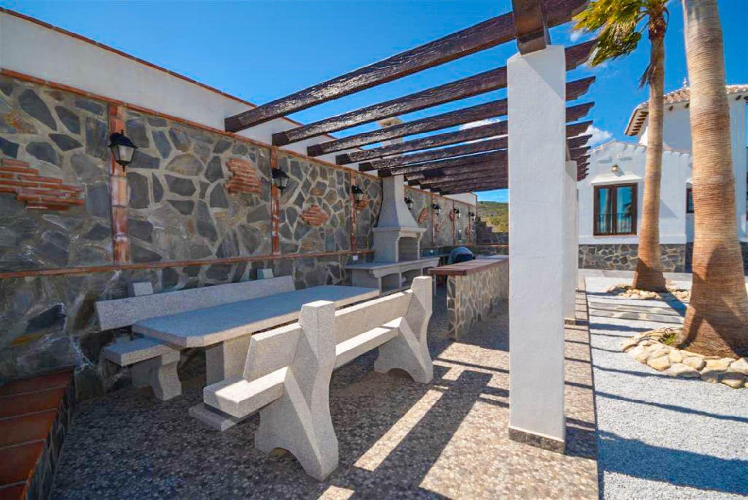Dining and BBQ area