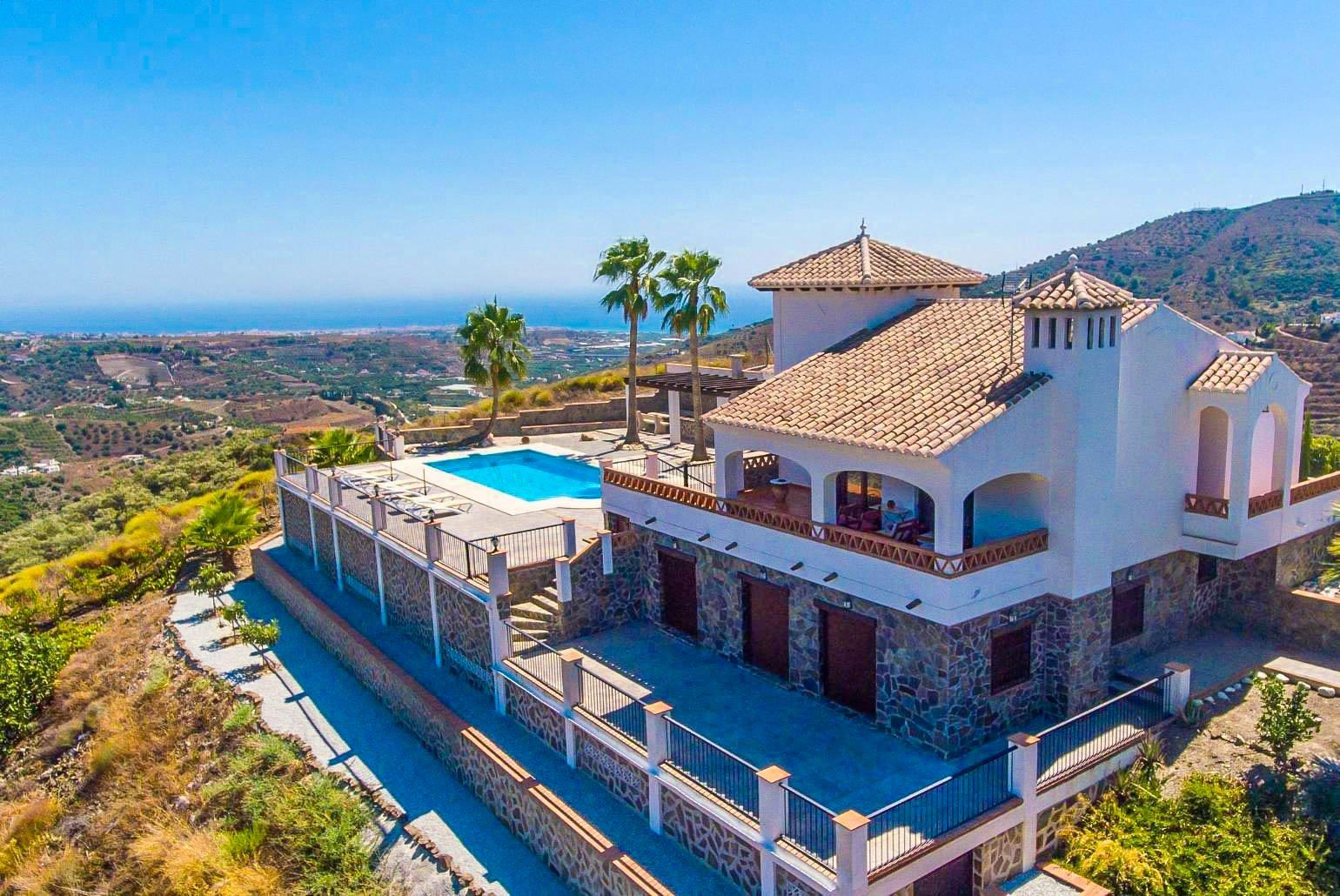Aerial view of Villa Araceli
